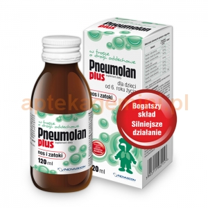 NOVASCON Pneumolan plus, płyn, dla dzieci od 6 lat, 120ml