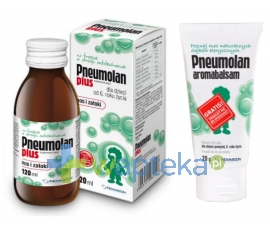 NOVASCON PHARMACEUTICALS SP. Z O.O. PNEUMOLAN PLUS syrop 120 ml + Pneumolan Aromabalsam 20g