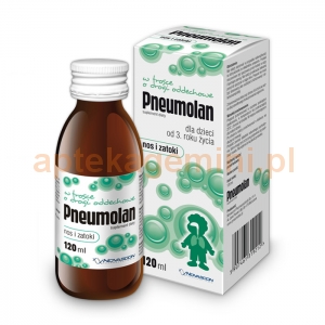 NOVASCON Pneumolan, syrop, dla dzieci od 3 lat, 120ml