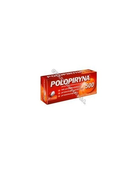 POLPHARMA Polopiryna 500 mg x 20 tabl dojelitowych