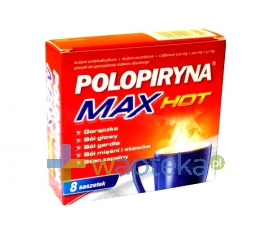 ZAKŁADY FARMACEUTYCZNE POLPHARMA S.A. Polopiryna Max Hot 8 saszetek