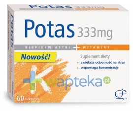 COLFARM Potas 333 mg 60 kapsułek