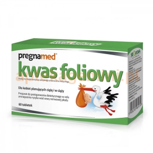 SEQUOIA PREGNAMED, kwas foliowy 0,4mg, 60 tabletek