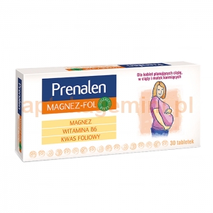 POLSKI LEK Prenalen Magnez-Fol, 30 tabletek