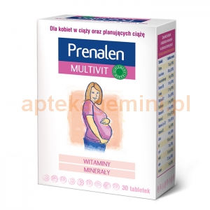POLSKI LEK Prenalen Multivit, 30 tabletek OKAZJA