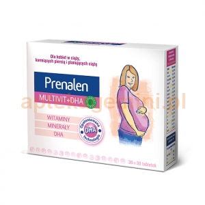 POLSKI LEK Prenalen Multivit+DHA, 30+30 tabletek