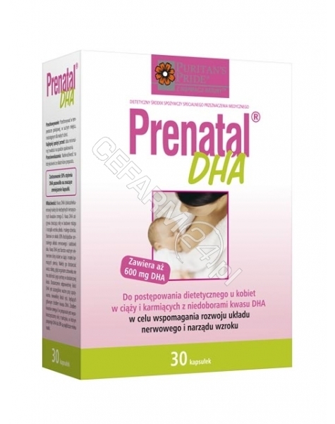 PURITAN'S PR Prenatal dha x 30 kaps