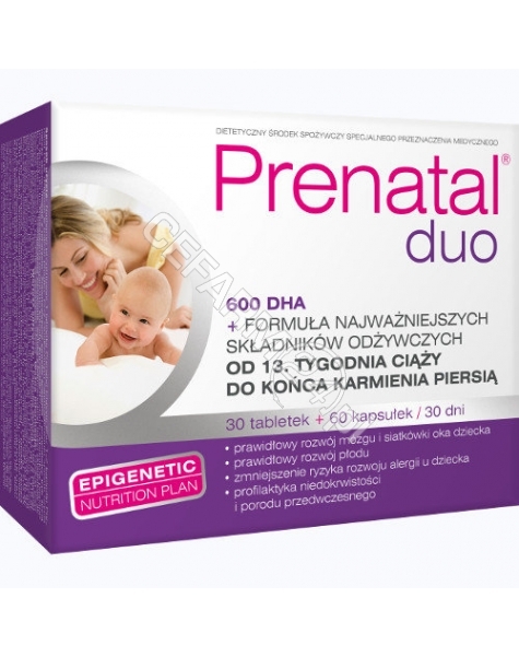 HOLBEX Prenatal duo (Prenatal classic 30 tabl + Prenatal dha 60 kaps)