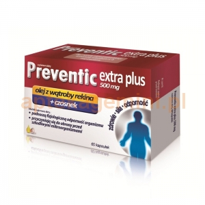 Aflofarm Preventic Extra Plus, 500mg, 60 kapsułek