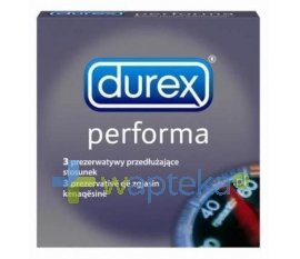 LRC PRODUCTS LONDON Prezerwatywy DUREX Performa now easy-on 3 sztuki