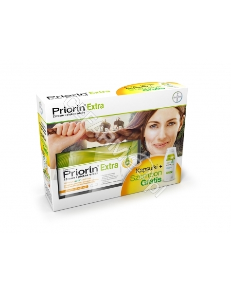 BAYER Priorin extra x 60 kaps + szampon 200 ml !!!