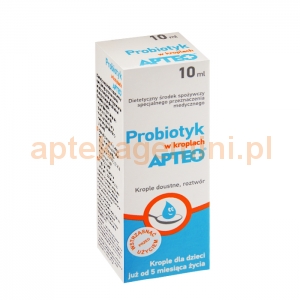 SYNOPTIS PHARMA Probiotyk w kroplach, Apteo, dla dzieci od 5 miesiąca, 10ml