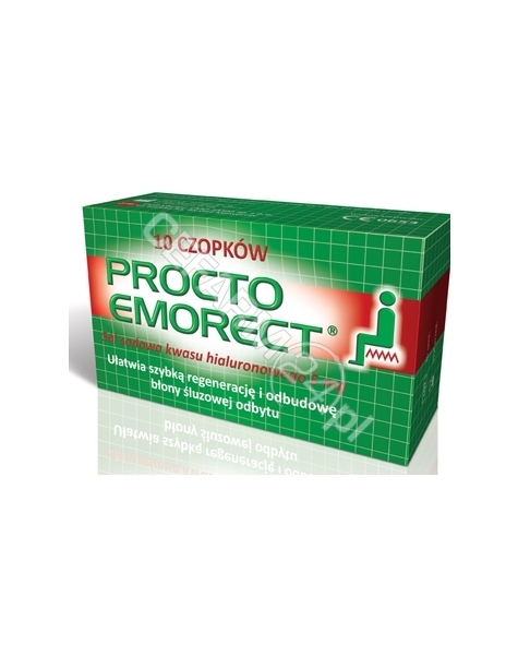 EMO-FARM Procto emorect x 10 czopków doodbytniczych