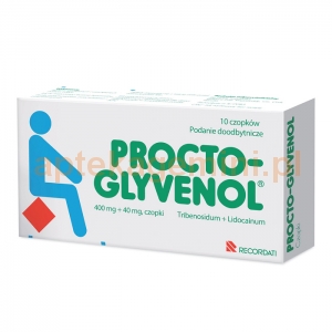 RECORDATI Procto-Glyvenol, 10 czopków