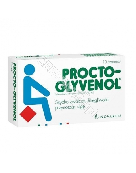 RECORDATI Procto-glyvenol x 10 czopków