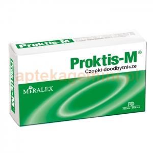 Miralex Proktis-M czopki, 10 sztuk
