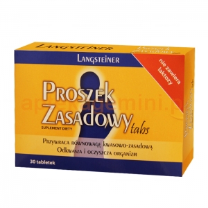 LANGSTEINER Proszek zasadowy, 30 tabletek