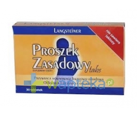 FA LANGSTEINER Proszek zasadowy TABS 30 tabletek