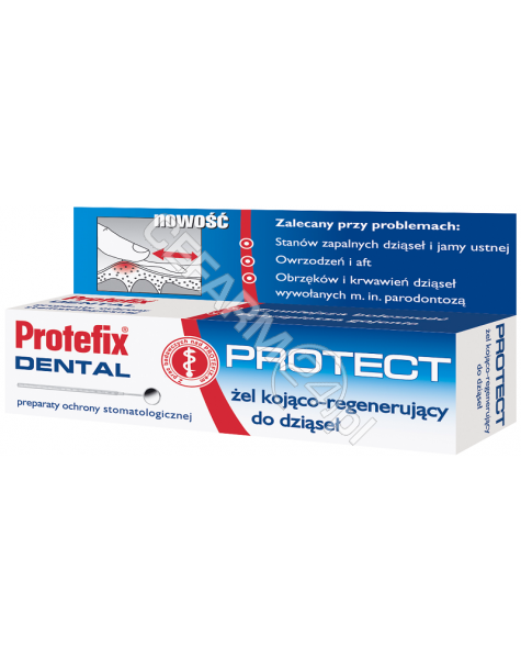 QUEISSER Protefix protect żel kojąco-regenerujący do dziąseł 10 ml