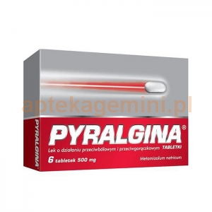 POLPHARMA Pyralgina 500mg, 6 tabletek