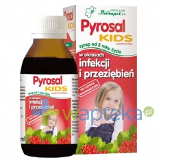 WROCŁAWSKIE ZAKŁADY ZIELARSKIE Pyrosal Kids syrop 100 ml