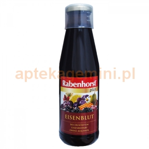 RABENHORST RABENHORST Plus, bogactwo żelaza plus witaminy, sok, 450ml