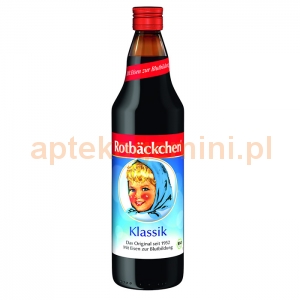 RABENHORST RABENHORST Rumiane Policzki, sok Classic BIO, 750ml