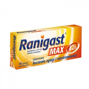 POLPHARMA Ranigast Max 150mg, 10 tabletek