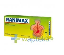 TORRENT PHARMACEUTICALS LTD. Ranimax 150 mg 10 tabletek