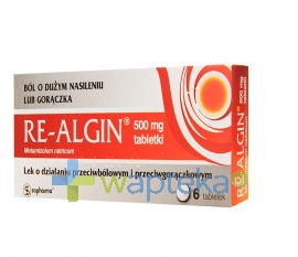 SOPHARMA WARSZAWA SP. Z O.O. Re-Algin 500mg 6 tabletek
