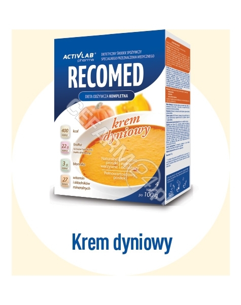 REGIS Recomed krem dyniowy 100 g x 4 sasz (data ważności 16.02.2016)