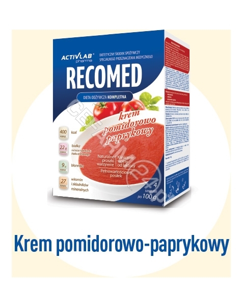 REGIS Recomed krem pomidorowo - paprykowy 100 g x 4 sasz (data ważności 11.02.2016)