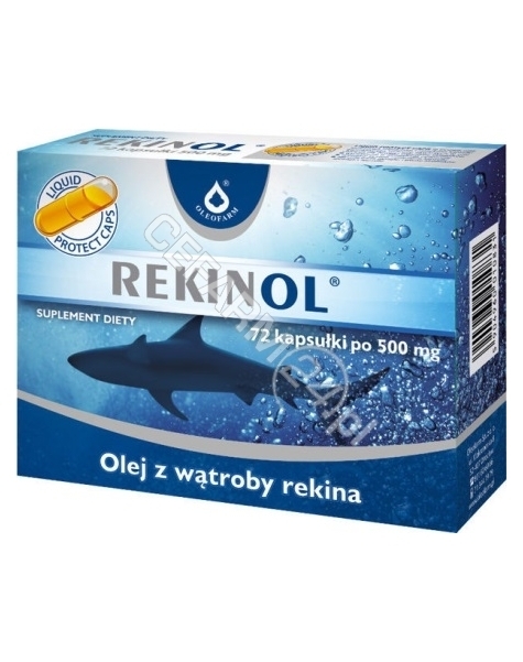 OLEOFARM Rekinol 500 mg x 72 kaps