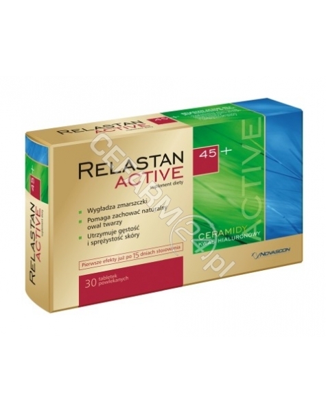 NOVASCON Relastan active 45+ x 30 tabl powlekanych