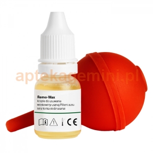 ORION Remo-Wax, krople do usuwania woskowiny usznej, 10ml + gumowa gruszka