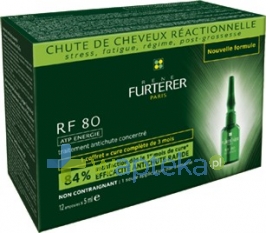 PIERRE FABRE DERMO-COSMETIQUE POLSKA SP. Z O.O. RENE FURTERER RF80 Kuracja przeciw wypadaniu włosów 12 ampułek x 5 ml