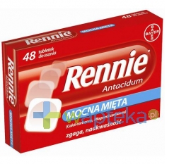 BAYER SP. Z O.O. Rennie Antacidum 48 tabletek