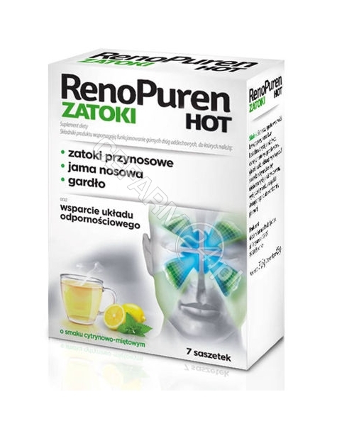 AFLOFARM Renopuren zatoki hot x 7 saszetek