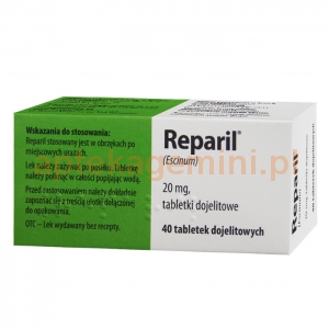 INPHARM Reparil, 40 tabletek IMPORT RÓWNOLEGŁY