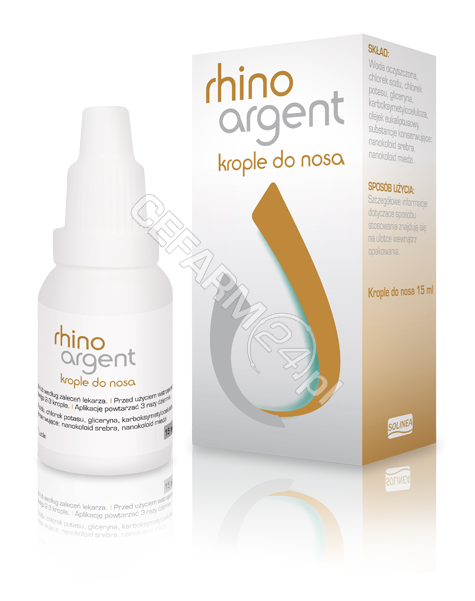 SOLINEA SP.J. Rhinoargent krople do nosa 15 ml