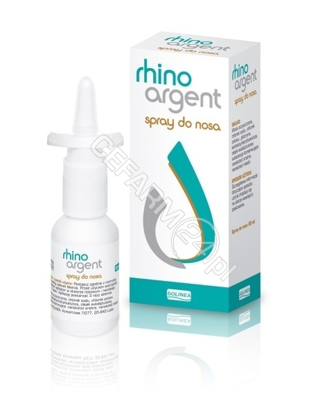 SOLINEA Rhinoargent spray do nosa 20 ml