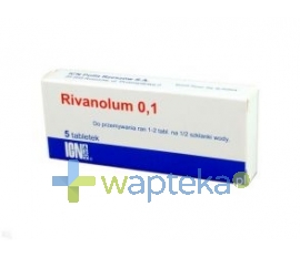ICN POLFA RZESZÓW S.A. Rivanolum 0,1g 5 tabletek