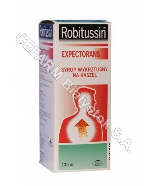 WHITEHALL Robitussin expectorans - syrop wykrztuśny 100 ml