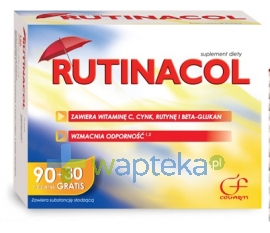 COLFARM RUTINACOL 120 tabletek - Krótka data ważności - do 31-01-2016