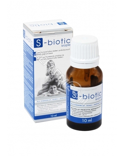 S-LAB S-biotic krople dla niemowląt, dzieci i dorosłych 10 ml