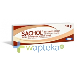 JELFA S.A. P.F. Sachol żel (0,871g+0,1mg)/g 10 g