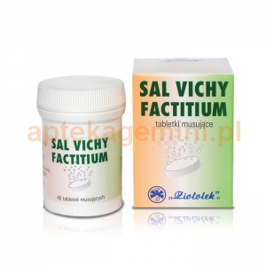 ZIOŁOLEK Sal Vichy Factitium, 40 tabletek musujących