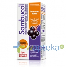 SEQUOIA SP. Z O.O. Sambucol Immuno Forte syrop 120 ml - Krótka data ważności - do 31-01-2016