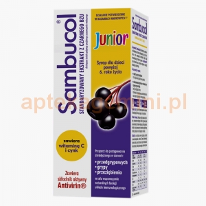 SEQUOIA Sambucol Junior, syrop dla dzieci powyżej 6 roku życia, 120ml