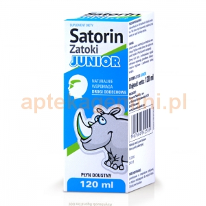 PHARMANTA Satorin Zatoki Junior, płyn, dla dzieci powyżej 3 lat, 120ml